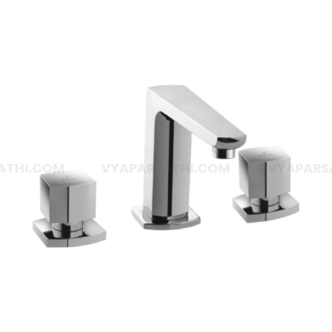 Jaquar 3-Hole Basin Mixer | Kubix Prime Series